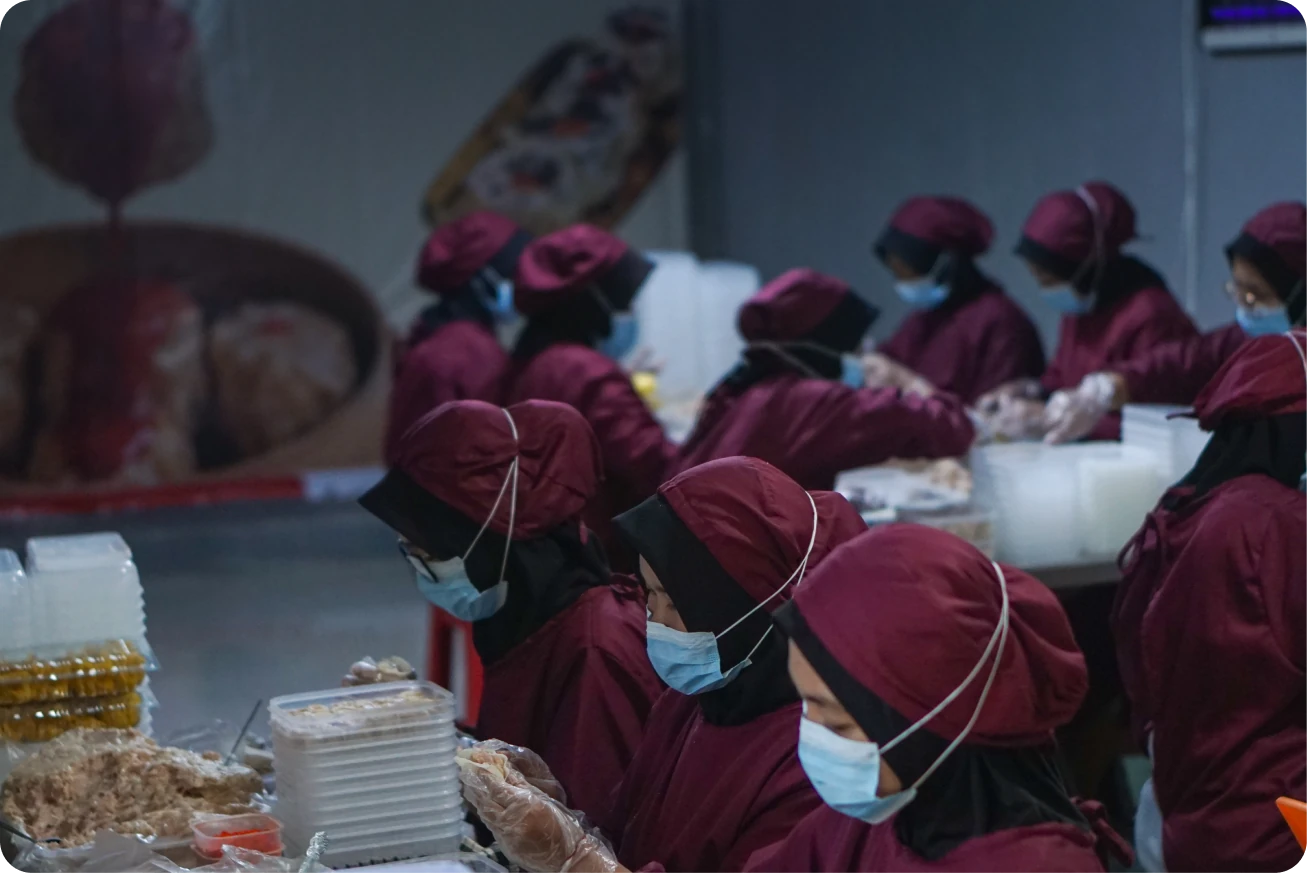 Tim produksi Dimsum Qoqom